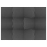 Vidaxl Floor Mats 12 St 4.32 ㎡ Eva Foam Black