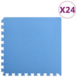 Vidaxl Floor Mats 24 St 8.64 ㎡ Eva Foam Blue