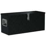 Vidaxl Aluminium Box 80x30x35 cm sort