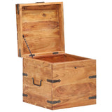 Vidaxl kist 40x40x40 cm massief acaciahout