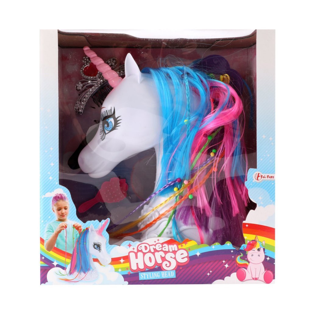 Dream Horse Kappop Unicorn med tilbehør