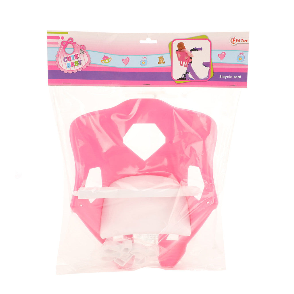 Sød baby dukke cykelstol pink