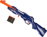Toi-Toys Police Rifle Blue med 6 Foamijlen