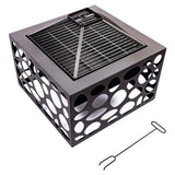 Redfire pejs Mikor med grillgitter sort