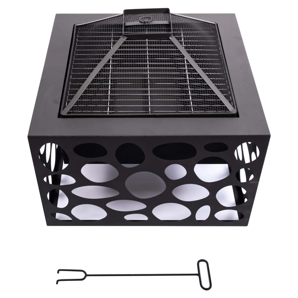 Redfire pejs Mikor med grillgitter sort