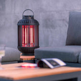 SunRed Table Varmere Indox 1200 W Halogen sort