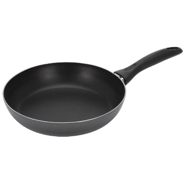Fremragende husholdningsartikler aluminium stegepande 28 cm sort