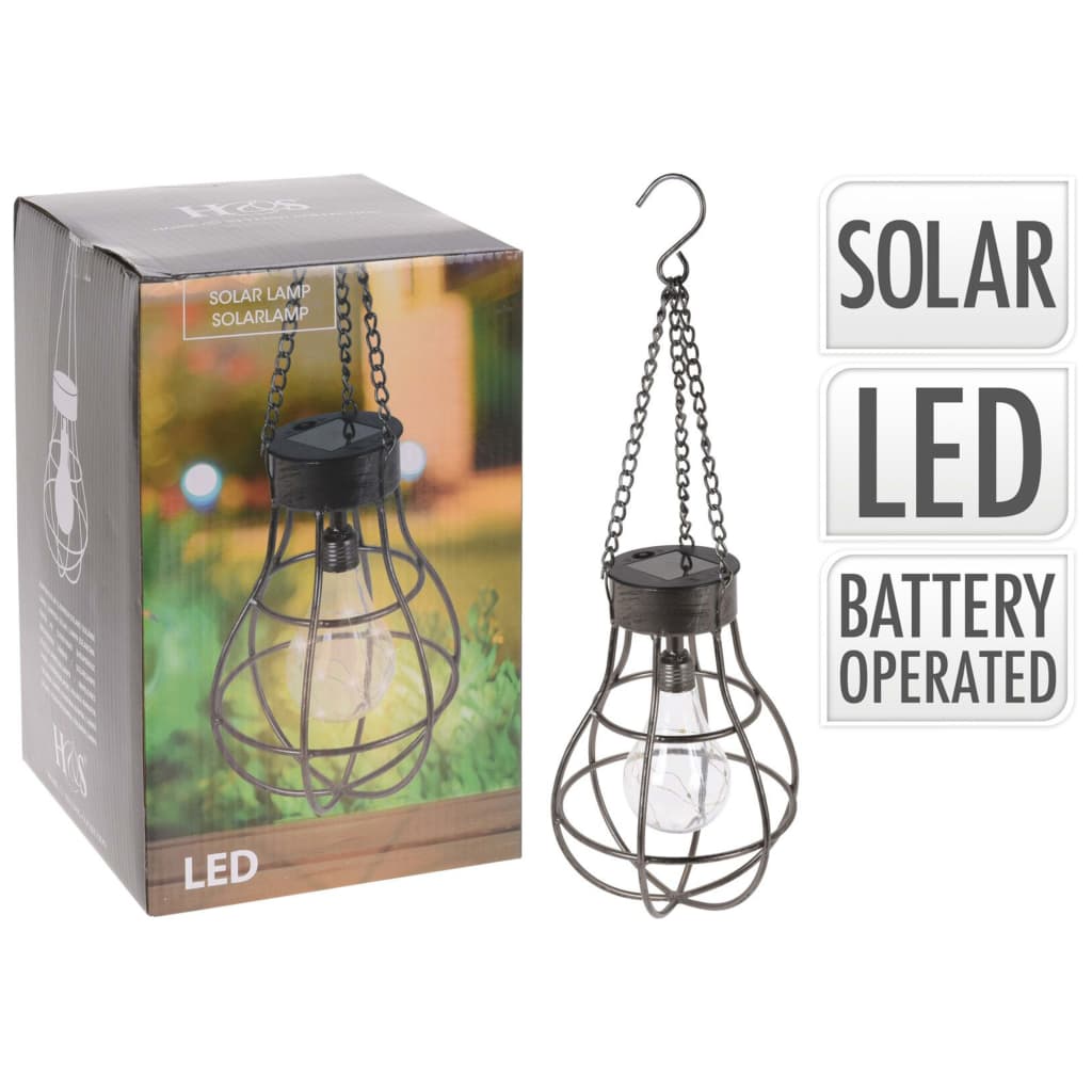 Progarden Solarlamp Peertje med 10 LEDS -metal