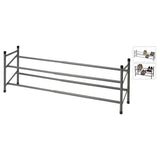 Opbevaringsløsninger Sko rack med 2 lag (61,5-115) x23x38 cm