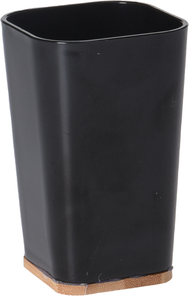 Bathroom solutions bs drinkbeker zwart bamboe