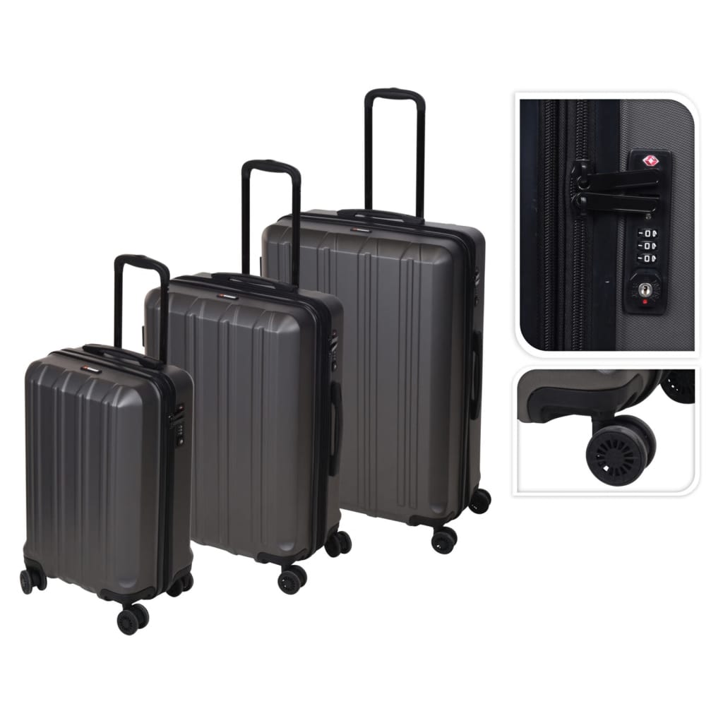 Proworld Proworld 3-Dart bagage sæt med TSA-slot sort