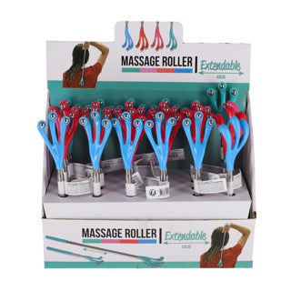 Diverse massagerulle, der kan forlænges