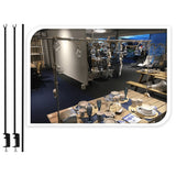 Progarden bordklemmet metal sort