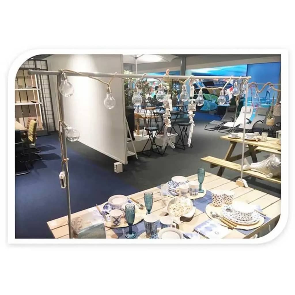 Progarden bordklemmetal hvid