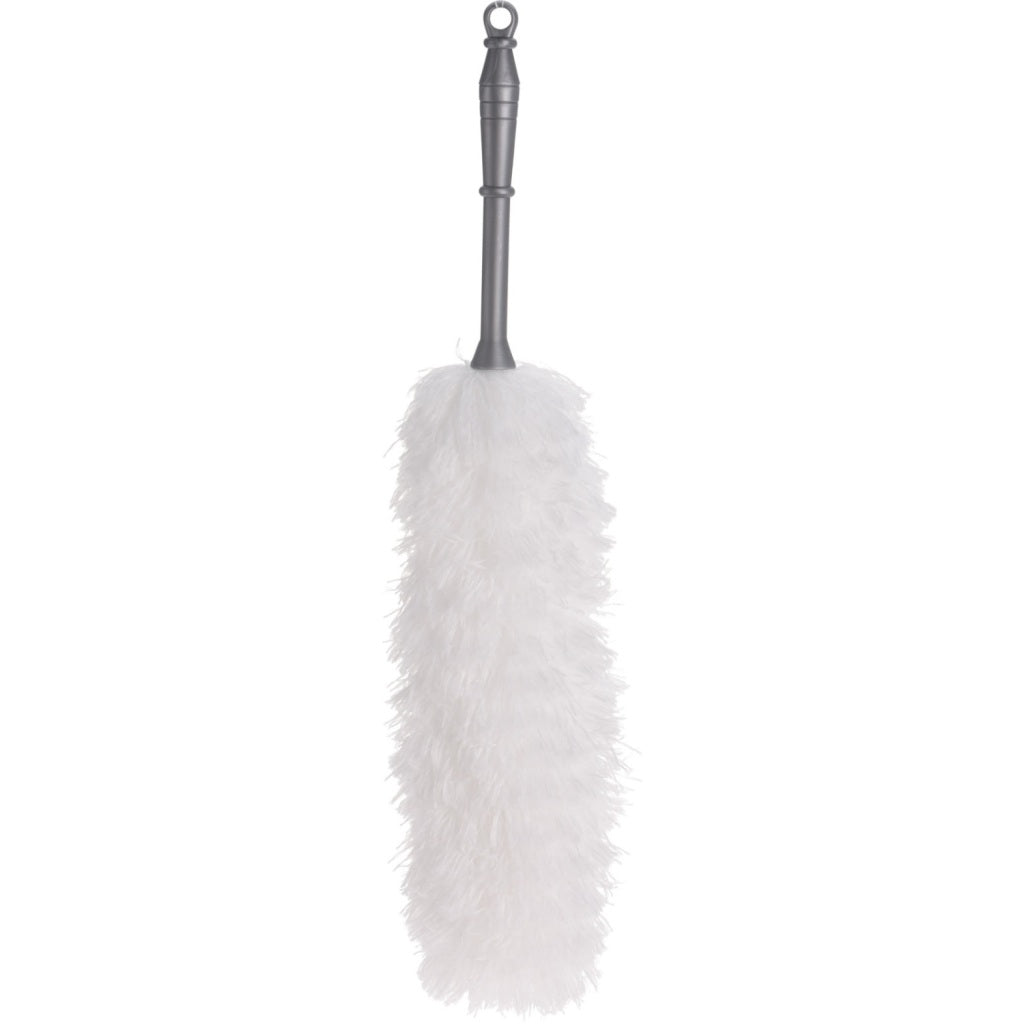 Ultra ren mikrofiber fjer duster 56 cm hvid grå