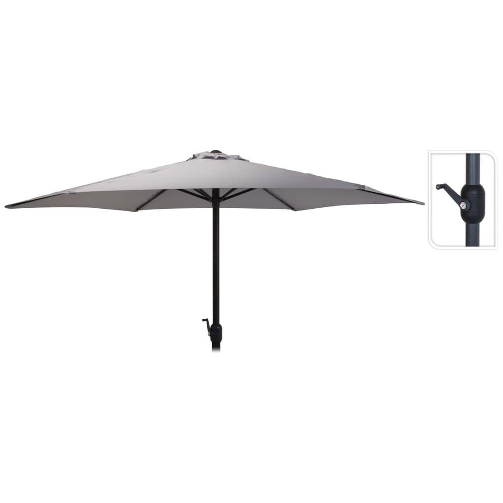Progarden Parasol Monica 270 cm lysegrå