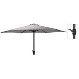 Progarden Parasol Monica 270 cm lysegrå