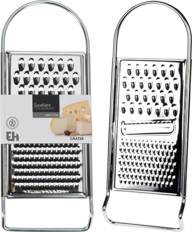 Rasp rvs 28x11cm met handvat