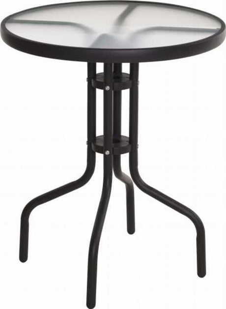 Pro have rundt altanbord i glas 60x70cm
