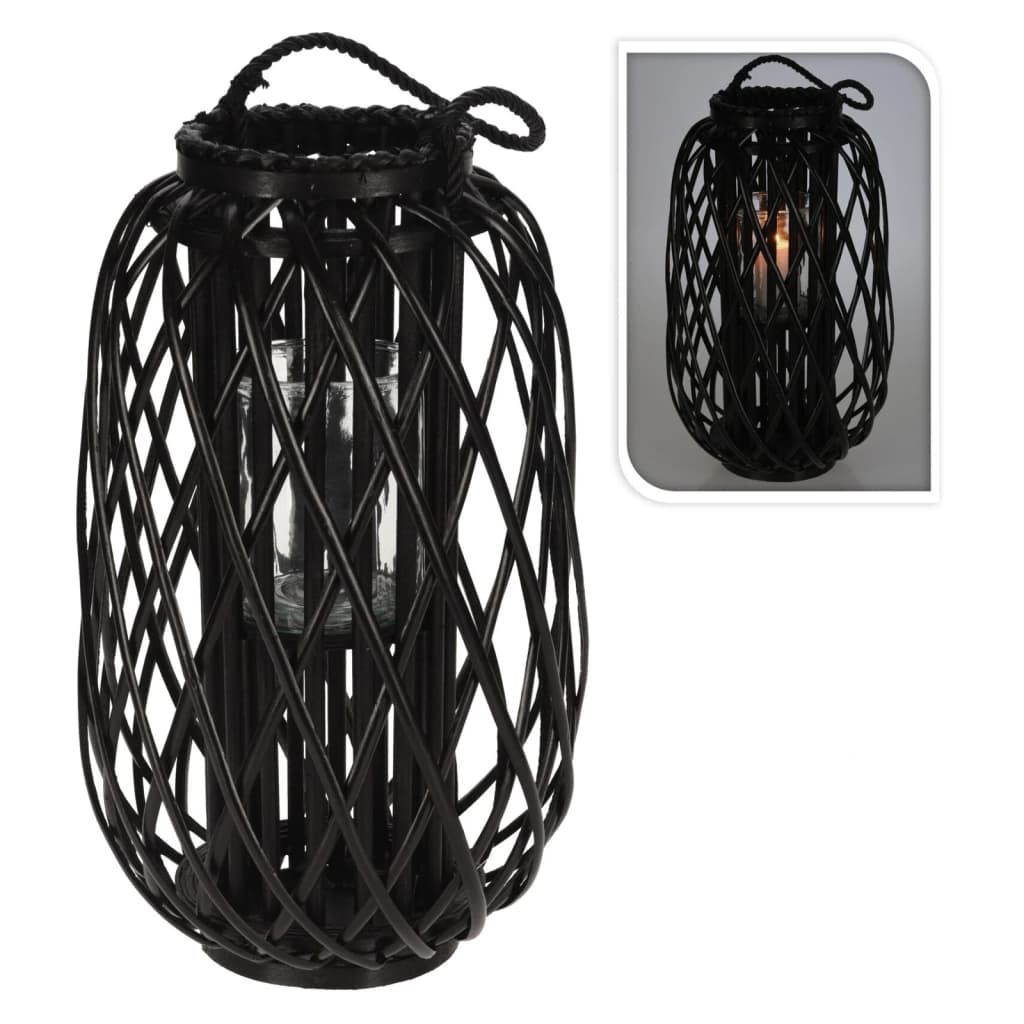H S Collection H S Collection Lantern 50x28 cm Riet sort