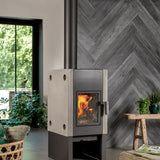 Wallart planker træ-look slibning træ eg aske grå