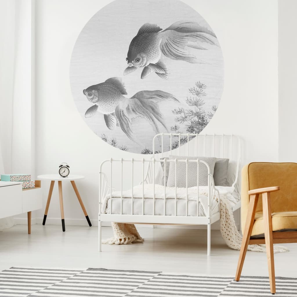 Wallart Wallart Wallow Circle To guldfisk 142,5 cm