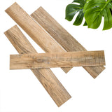 WALLART PLANKER Wood-Look genanvendt eg vintage brun