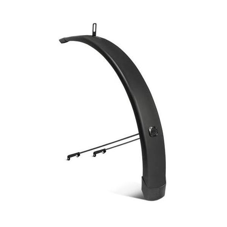 Eurofender stænskærm til tempo square 28 tommer 65mm - sort