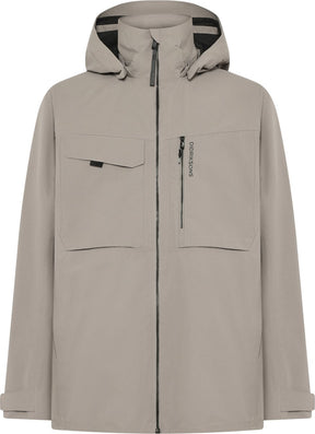 Didriksons aston usx jkt 5 unisex udendørsjakke - ask brun
