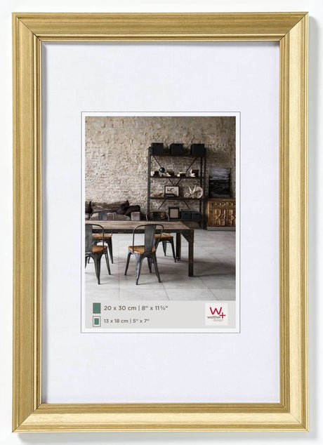 Walther lounge - fotoramme - fotostørrelse 20x30 cm - guld