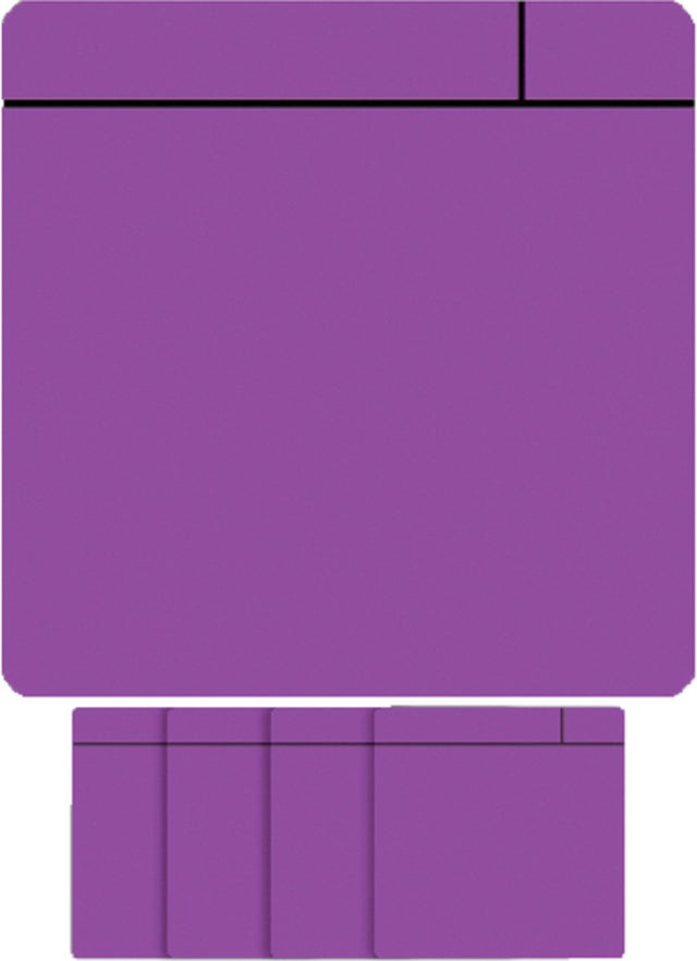 Smit visual magneet scrum - 75x75mm - paars - 5 stuks