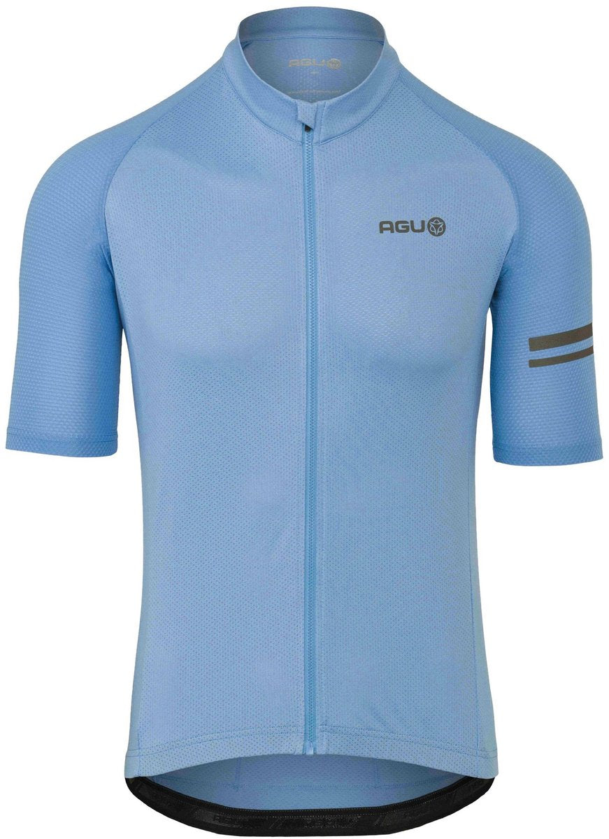Agu essential fietsshirt heren - korte mouwen - tranquil blue - maat l