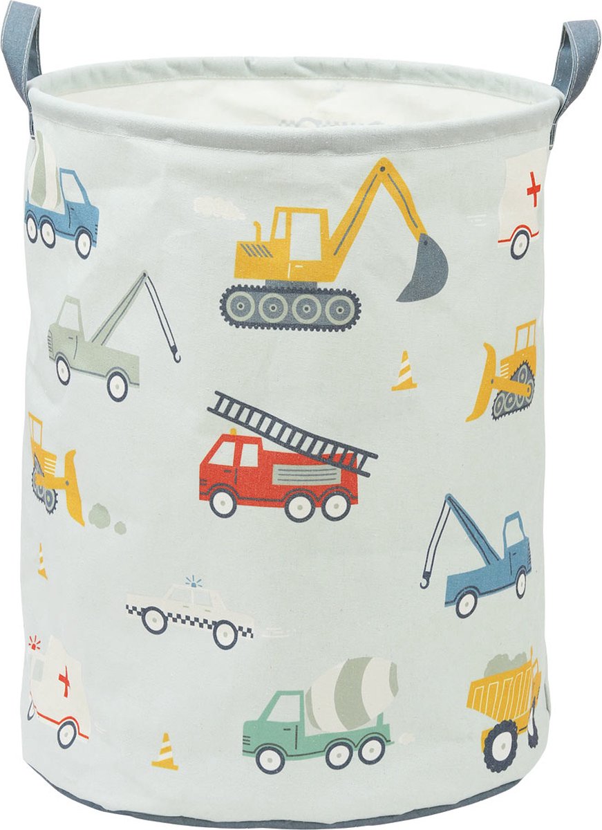 A little lovely company - opbergmand speelgoedmand kinderkamer - voertuigen auto's