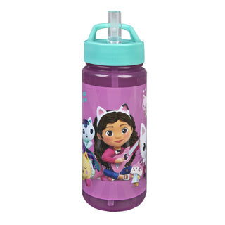 Umærket uden mærke Gabby #039; S Dollhouse drikkeflaske 500 ml lyserød grøn