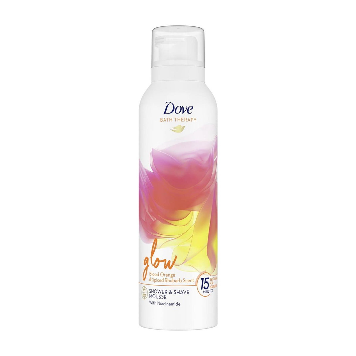 Dove therapy glow shower foam barbermousse 200ml