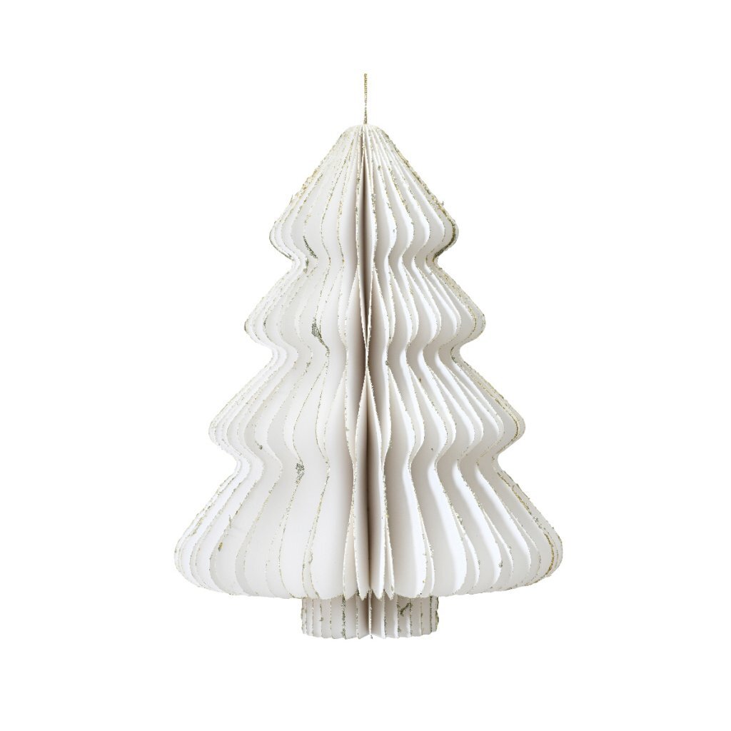 Decoris papirtræ 11,3x15 cm hvid