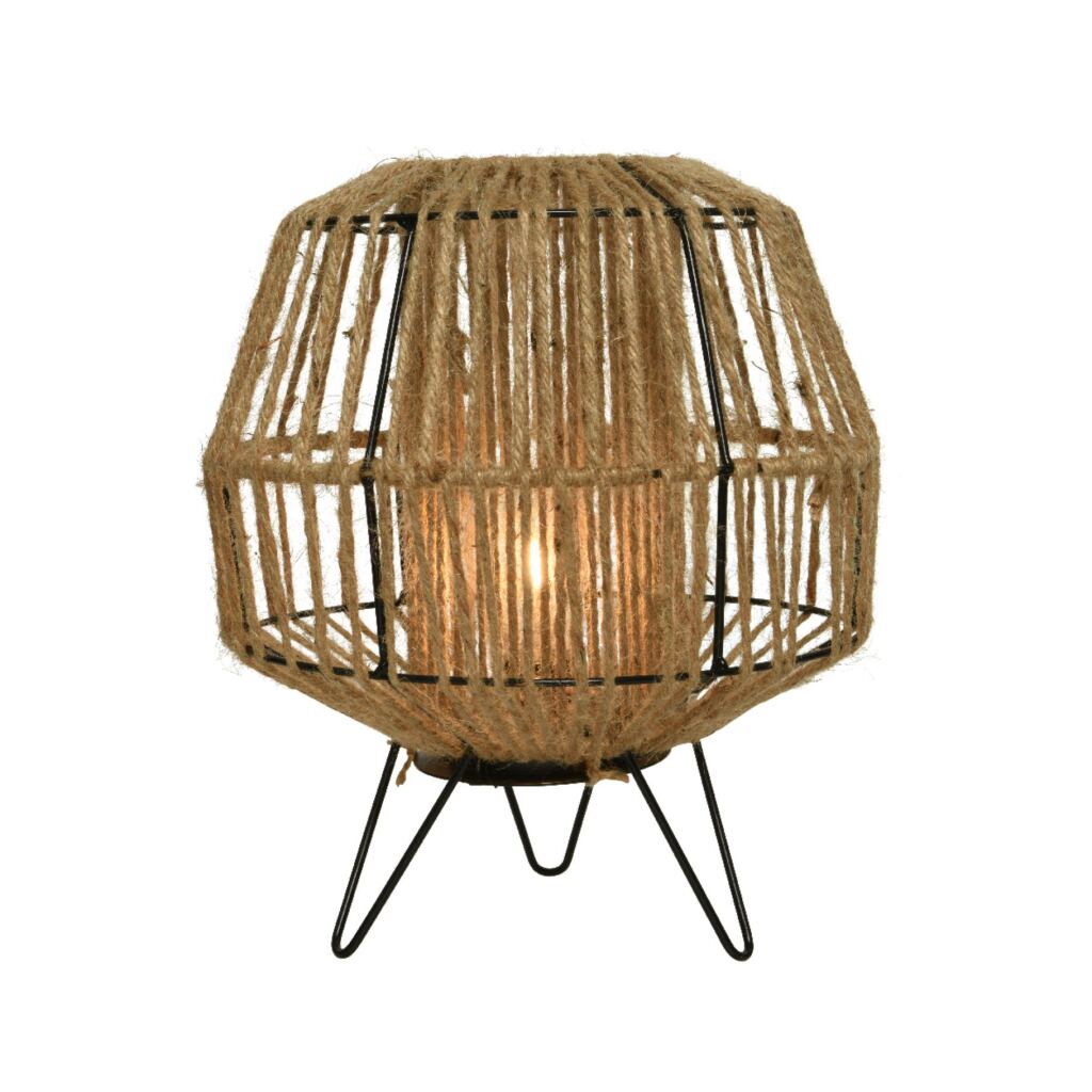 Andre mærker LED bordlampe 26,5 cm reb metal