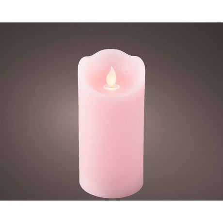 Andre mærker LED bølgelys 15x7,5 cm pink