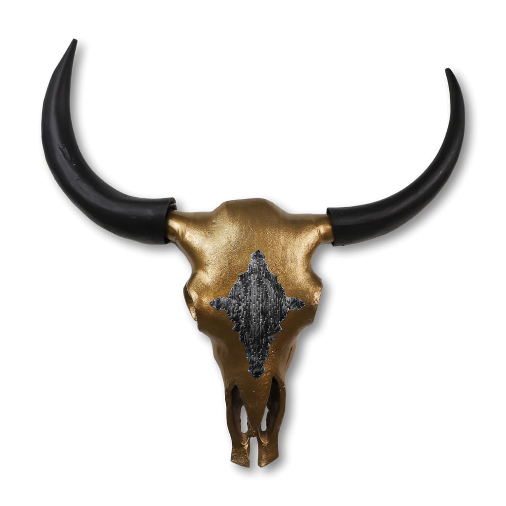 HSM Collection Buffalo Head dekorativ L 80x10x80 cm