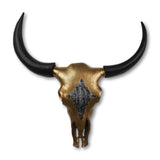 HSM Collection Buffalo Head dekorativ L 80x10x80 cm