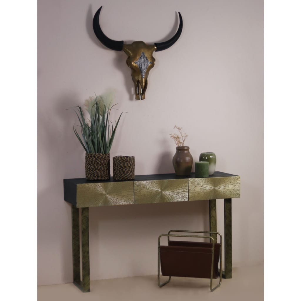 HSM Collection Buffalo Head dekorativ L 80x10x80 cm