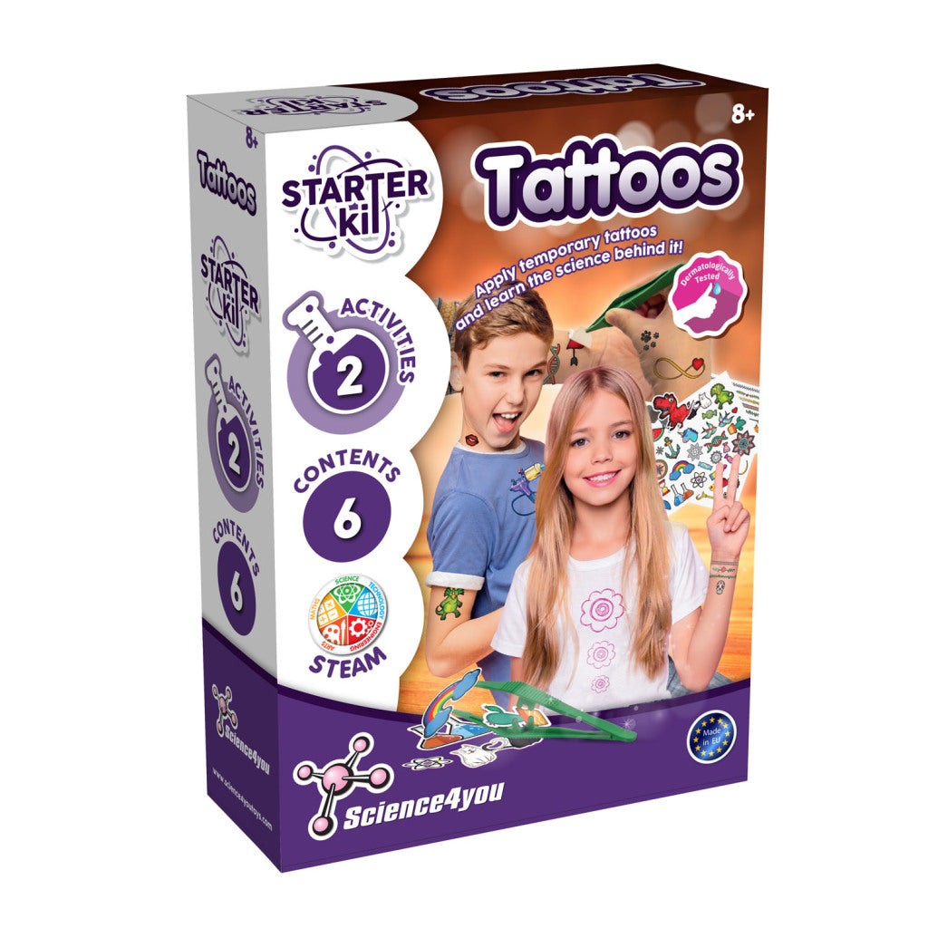 Oku science4you startsæt tatoveringer