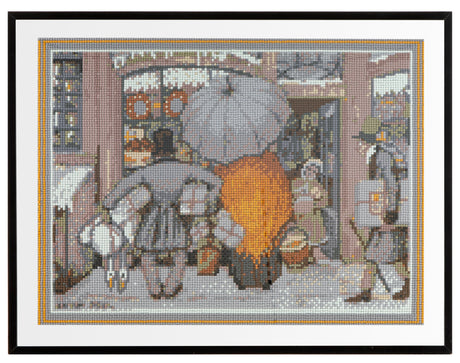 Grafix diamantmaleri anton pieck butiksvindue 40x50cm