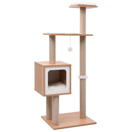 Vidaxl Cat Scratching Post med Sisal Krabmat 123 cm