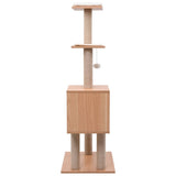 Vidaxl Cat Scratching Post med Sisal Krabmat 123 cm