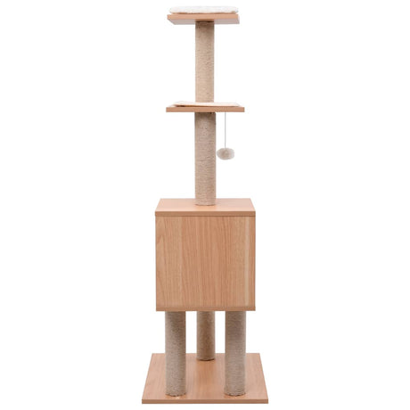 Vidaxl Cat Scratching Post med Sisal Krabmat 123 cm