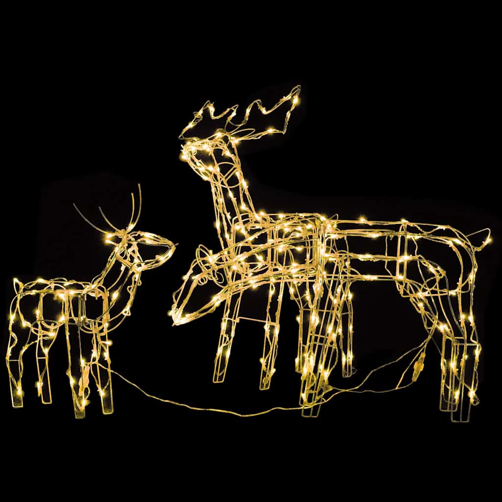 Vidaxl 3-delt julebelysning Rendieren 229 LED'er
