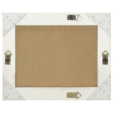 Vidaxl Wall Mirror Baroque stil 50x40 cm hvid