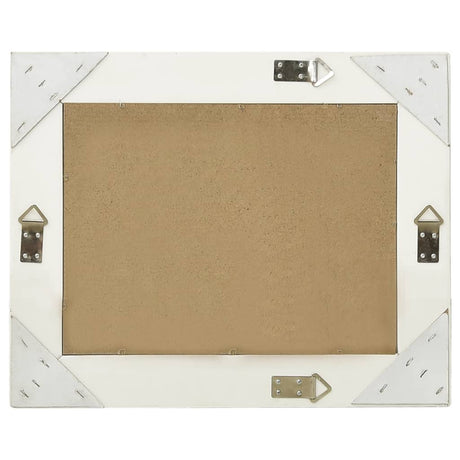 Vidaxl Wall Mirror Baroque stil 50x40 cm hvid