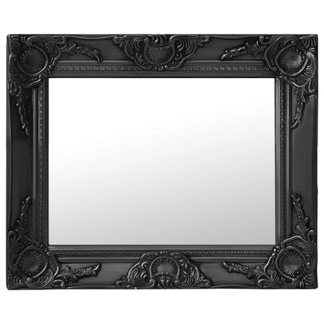 Vidaxl Wall Mirror Baroque stil 50x40 cm sort